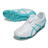 Asics Lethal Testimonal 4 IT FG White and Light Blue Field Football Boots